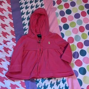 Pink Ralph Lauren hooded jacket